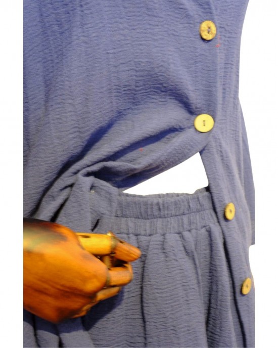 The Sile Fabric Şortlu Gömlek Takım