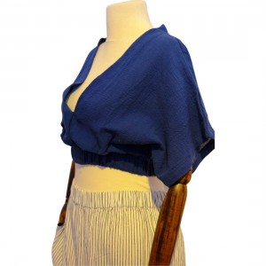 The Sile Fabric ŞİLE BEZİ Kruvaze Bluz