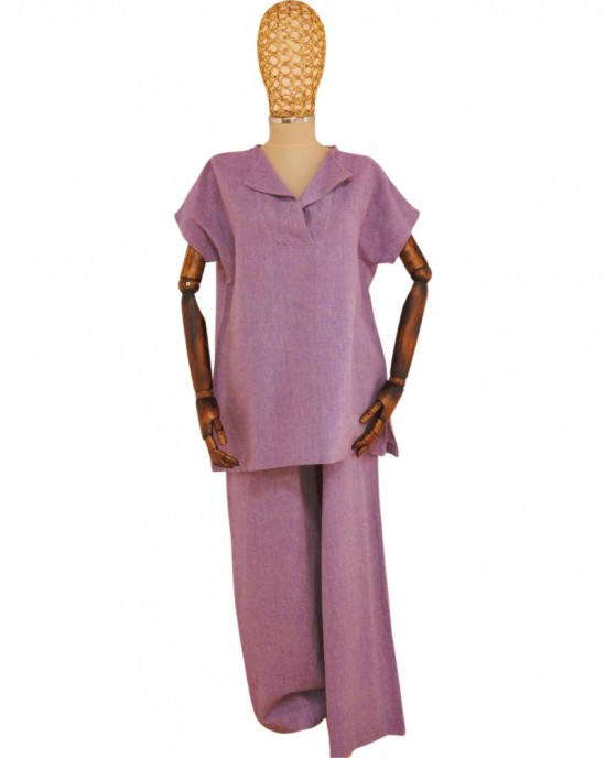 The Sile Fabric Mendil Yaka Takım