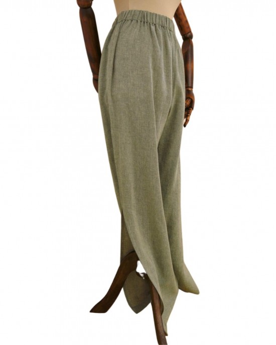 The Sile Fabric Yırtmaçlı Pantolon