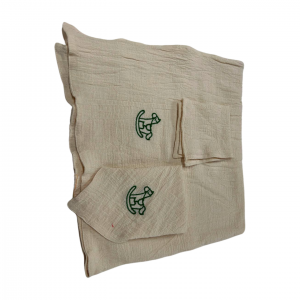 The Sile Fabric Şile Bezi %100 Organik Bebek Seti