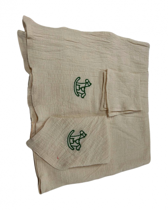 The Sile Fabric Şile Bezi %100 Organik Bebek Seti